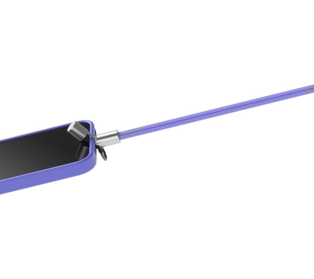 GOJI GCCLYPP26 2-in-1 USB Type-C Cable Crossbody Phone Lanyard - Purple image number 5 of 10