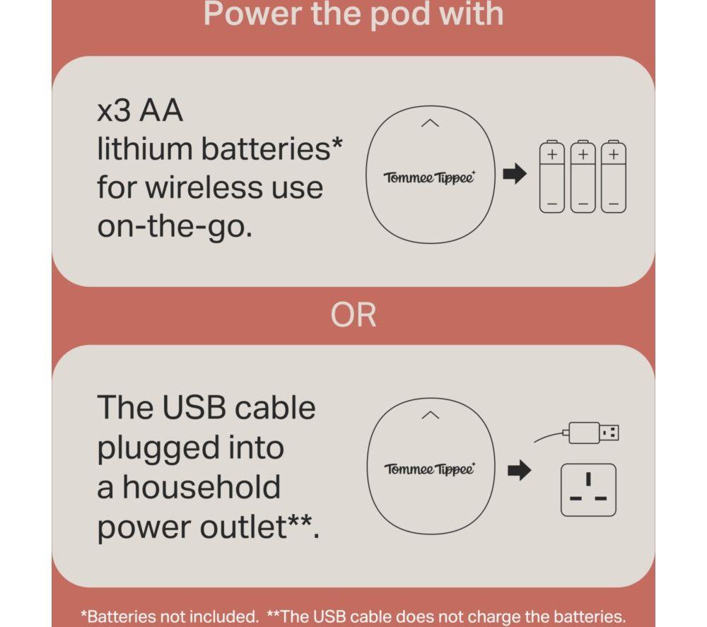 TOMMEE TIPPEE NightGlow Pod, UV Soother Charger & Steriliser image number 7 of 9