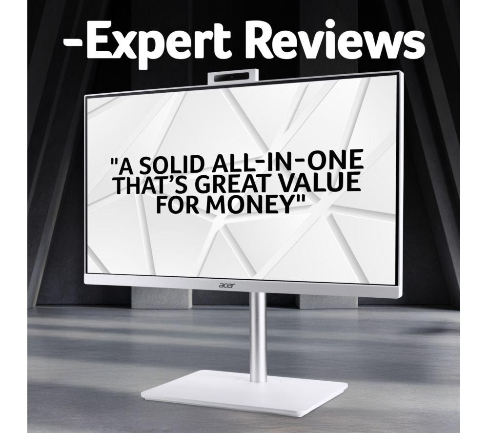ACER Aspire C27-A 27" All-in-One PC - Intel&reg; Core&trade; 5, 1 TB SSD, White image number 5 of 8