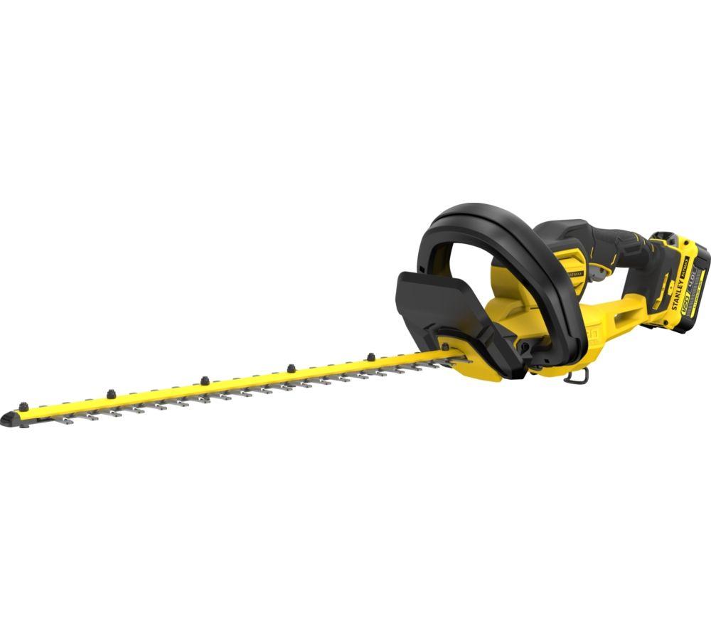 STANLEY FATMAX V20 Cordless Hedge Trimmer - Yellow & Black image number 2 of 5