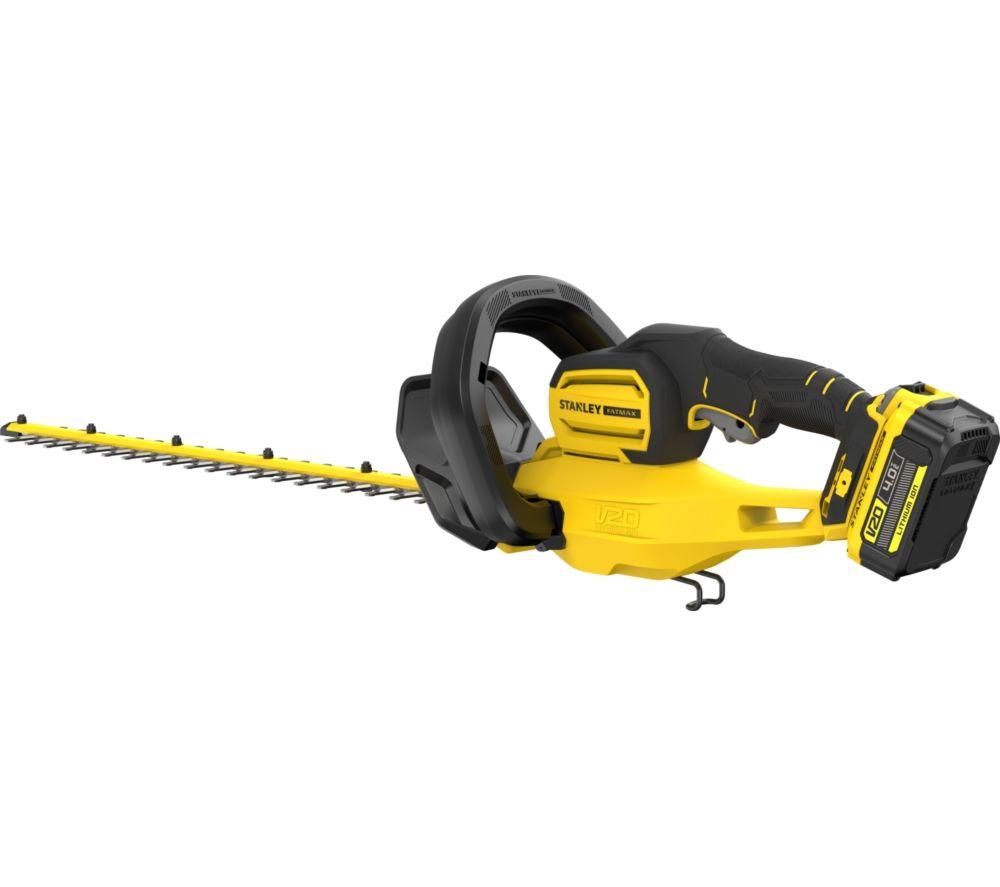 STANLEY FATMAX V20 Cordless Hedge Trimmer - Yellow & Black image number 5 of 5