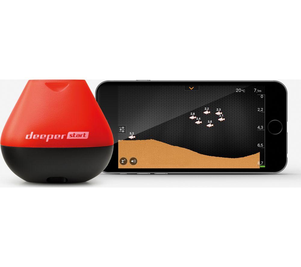 DEEPER Sonar START Smart Fish Finder - Orange & Black image number 2 of 3