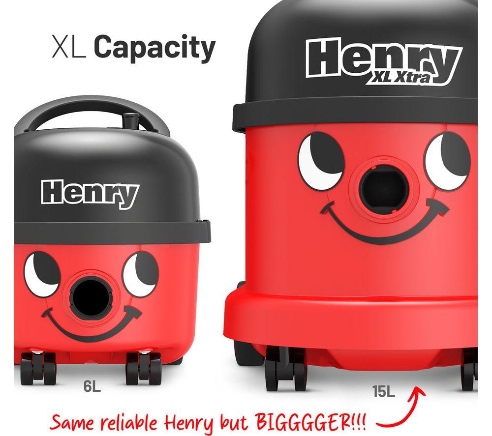 NUMATIC Henry XL Xtra HVR370‑11 Cylinder Bagged Vacuum Cleaner &ndash; Red image number 4 of 5