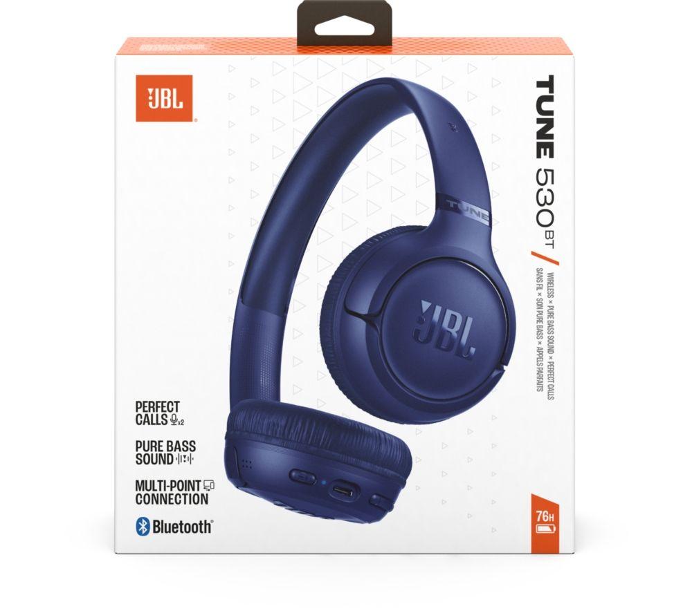 JBL Tune 530BT Wireless Bluetooth Headphones - Blue image number 9 of 9