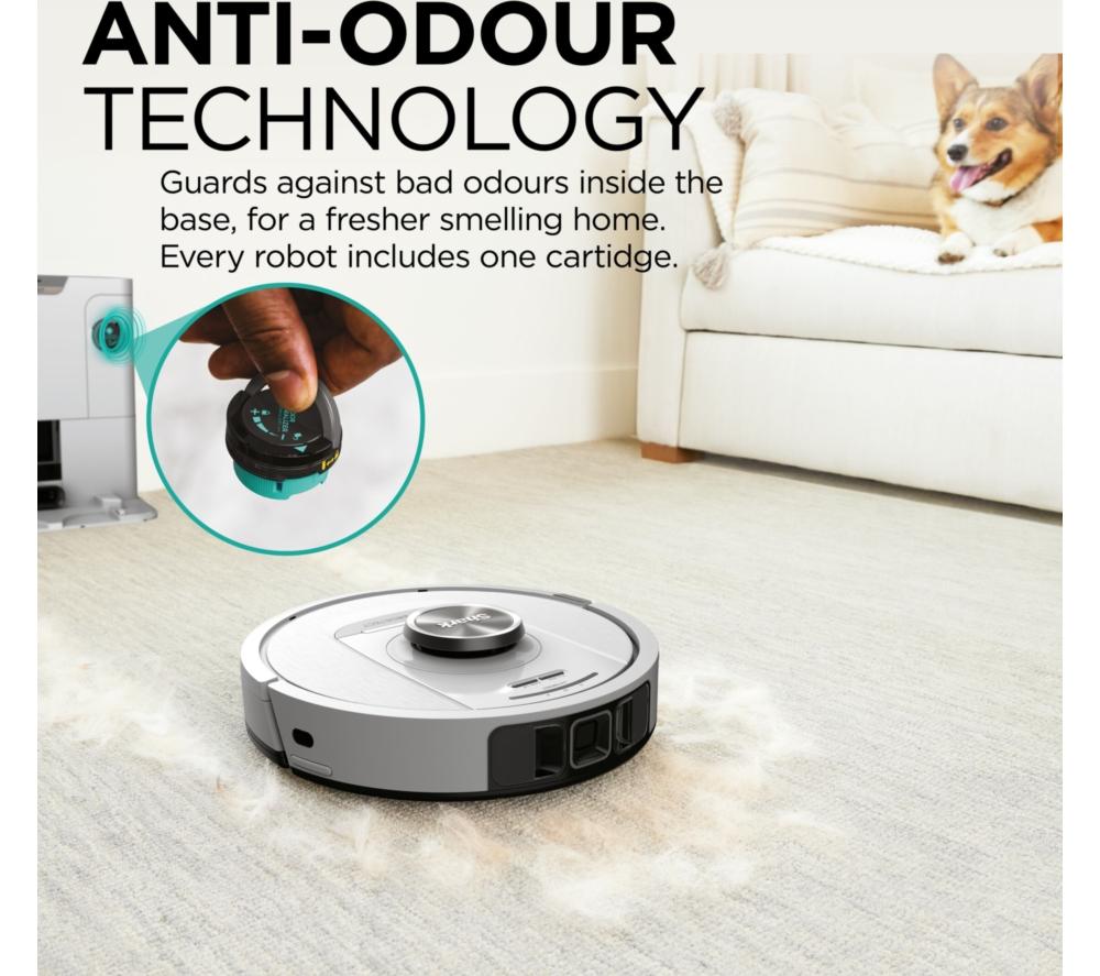 SHARK PowerDetect Self-Empty AV2820VEUKWH Robot Vacuum Cleaner - White image number 10 of 12