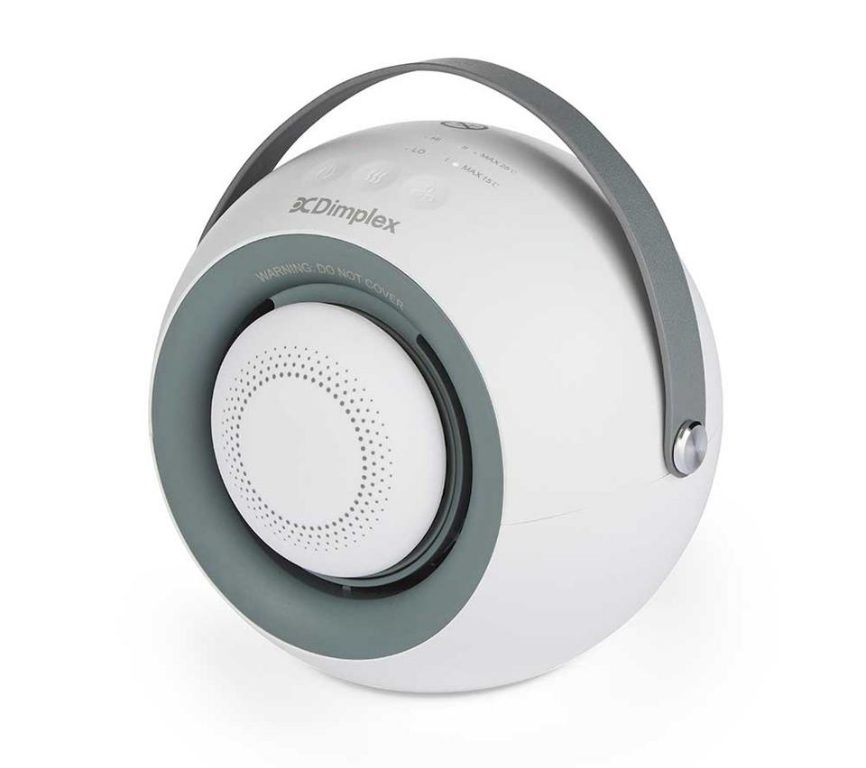 DIMPLEX DDF390 400 W Portable Desk Fan Heater with Detachable Handwarmer - White