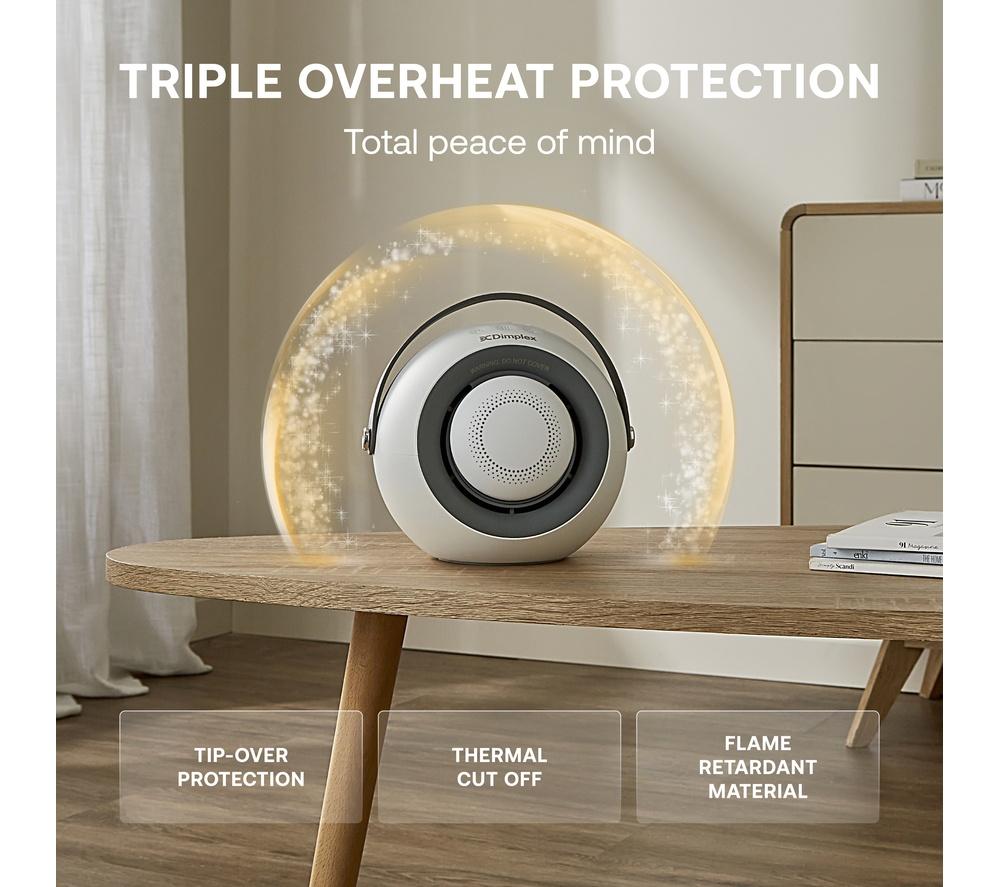 DIMPLEX Desk Friend DDF390 Portable Fan Heater - White image number 7 of 10