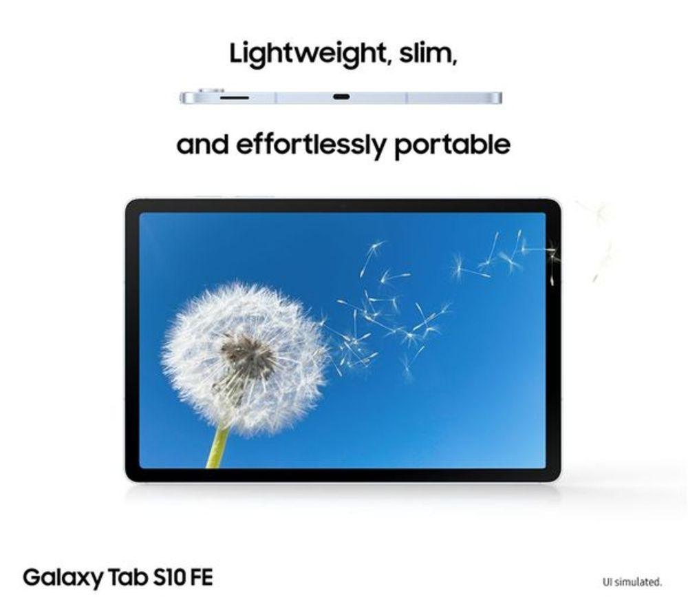 SAMSUNG Galaxy Tab S10 FE 10.9" Refurbished Tablet - 128 GB, Grey (Excellent Condition) image number 12 of 22