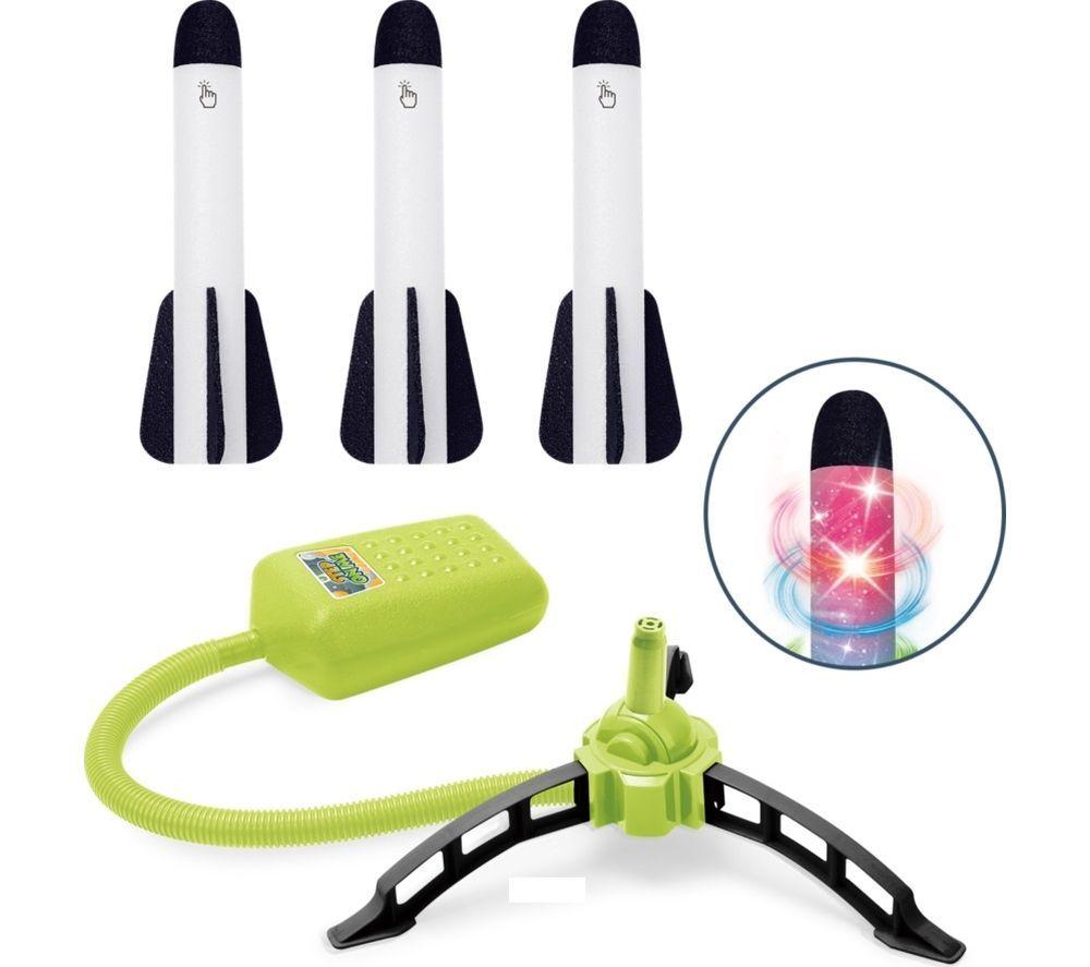 GOJI GROCKET26 Light Up Rocket Set - Green & Black image number 2 of 7