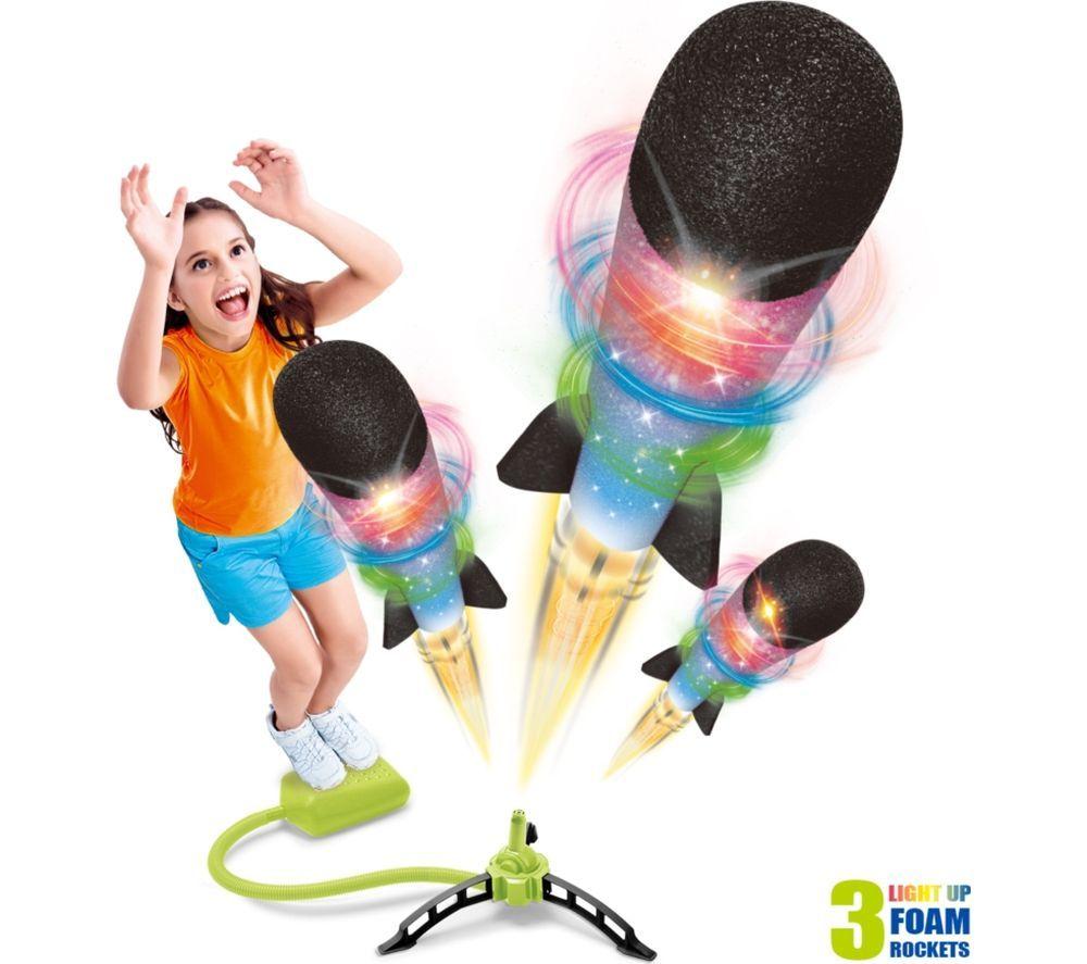 GOJI GROCKET26 Light Up Rocket Set - Green & Black image number 5 of 7