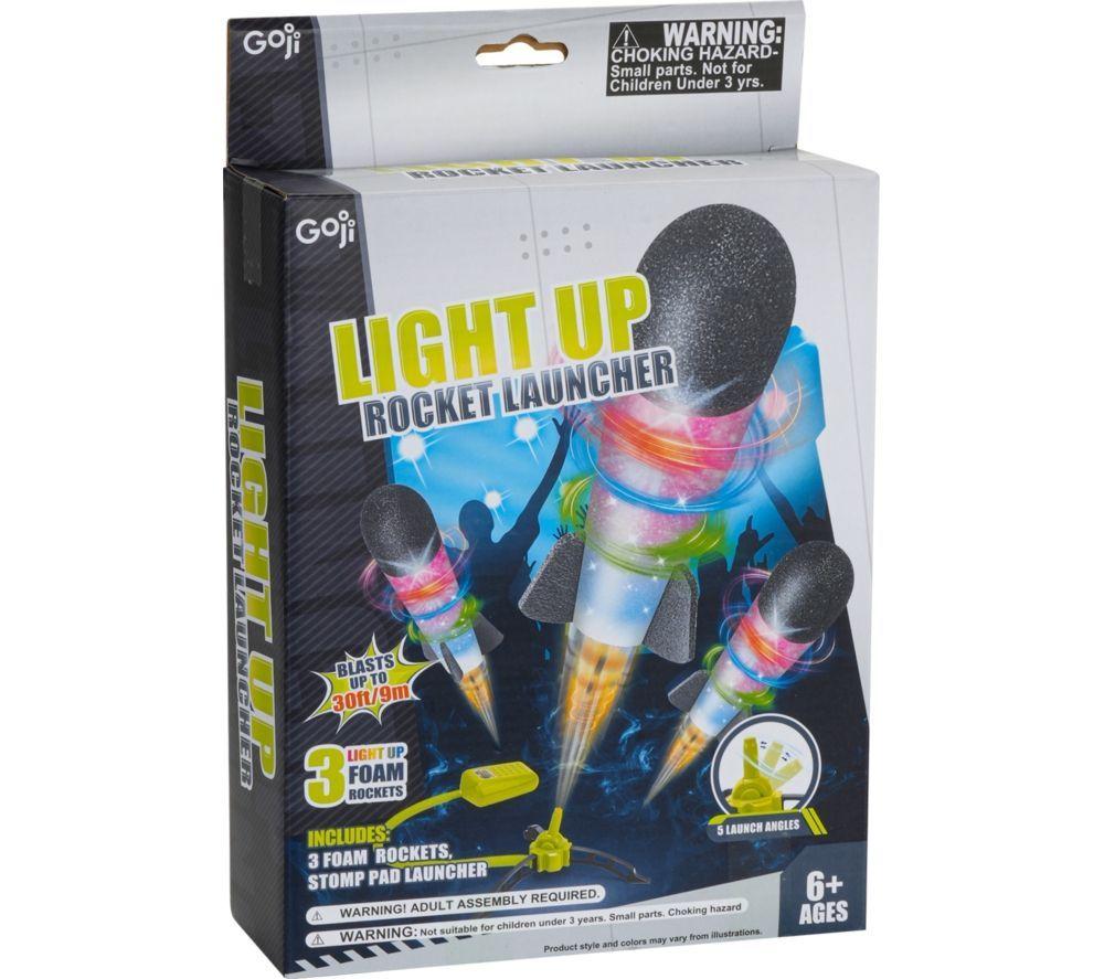 GOJI GROCKET26 Light Up Rocket Set - Green & Black image number 7 of 7