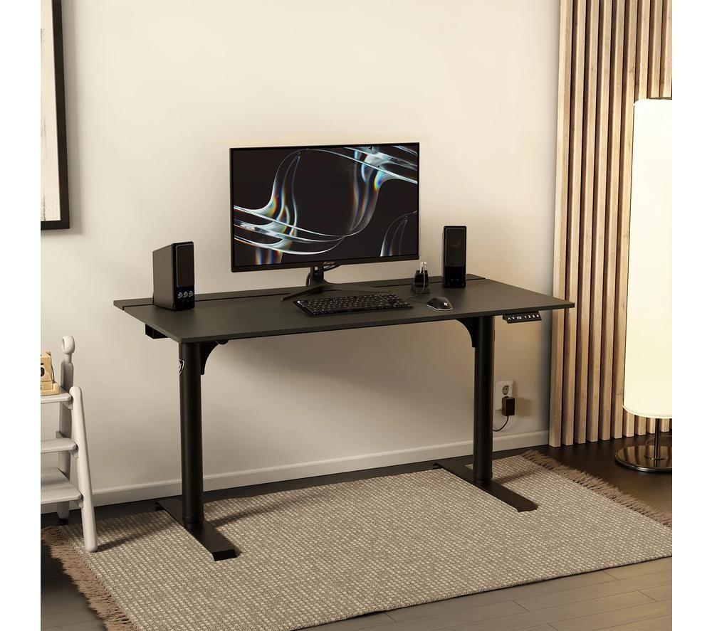 AROZZI Arena Nordico Gaming Desk - Black image number 3 of 7