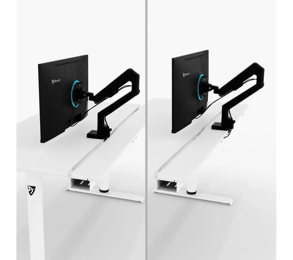 AROZZI Arena Nordico Gaming Desk - Black image number 5 of 7