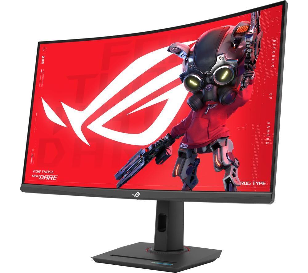 ASUS ROG Strix XG32WCMS Quad HD 32" Curved LED Gaming Monitor - Black image number 2 of 7