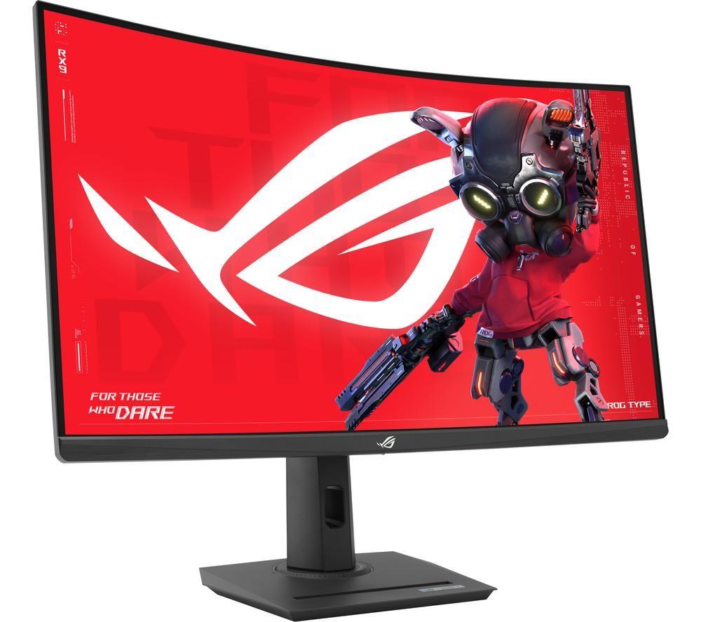 ASUS ROG Strix XG32WCS Quad HD 32" Curved LED Gaming Monitor - Black image number 8 of 8