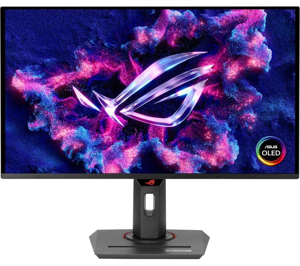 Asus Rog Strix Xg27acdng Quad Hd 27" Qd-Oled Gaming Monitor - Black, Black