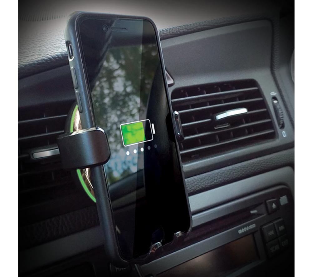 MENKIND InGenious 2-in-1 Wireless Car Phone Charging Holder - Black image number 3 of 4