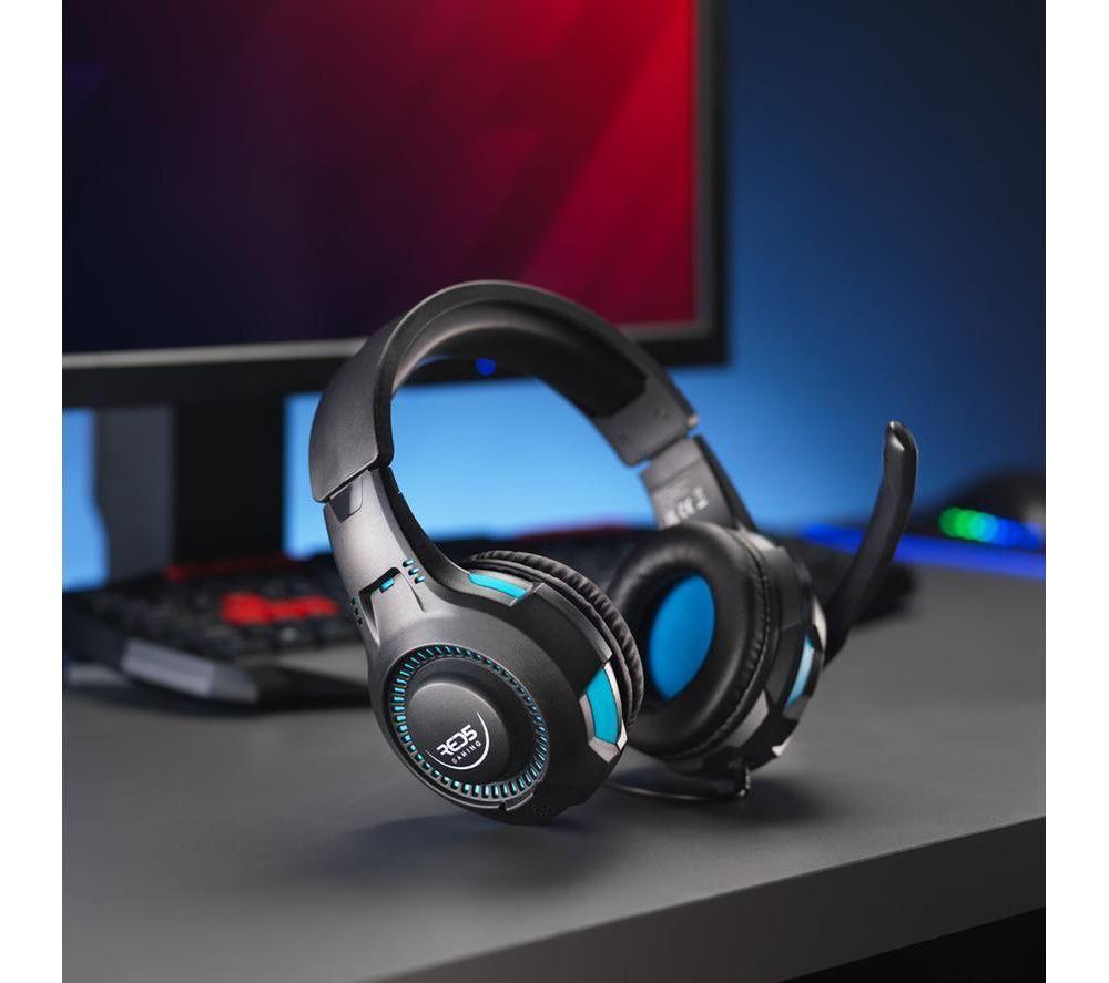 MENKIND Red5 Comet Gaming Headset - Black & Blue image number 4 of 5