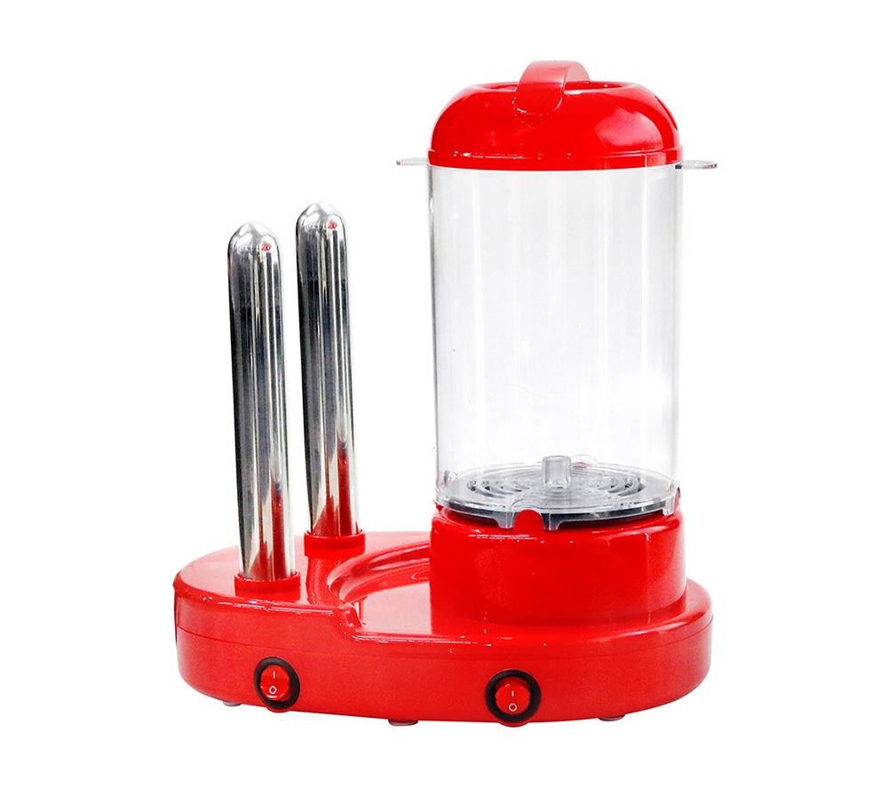 Treat Factory Hot Dog Maker - Red - Steams up to 6 Hot Dogs - Dual Roll Warmers - Image 4