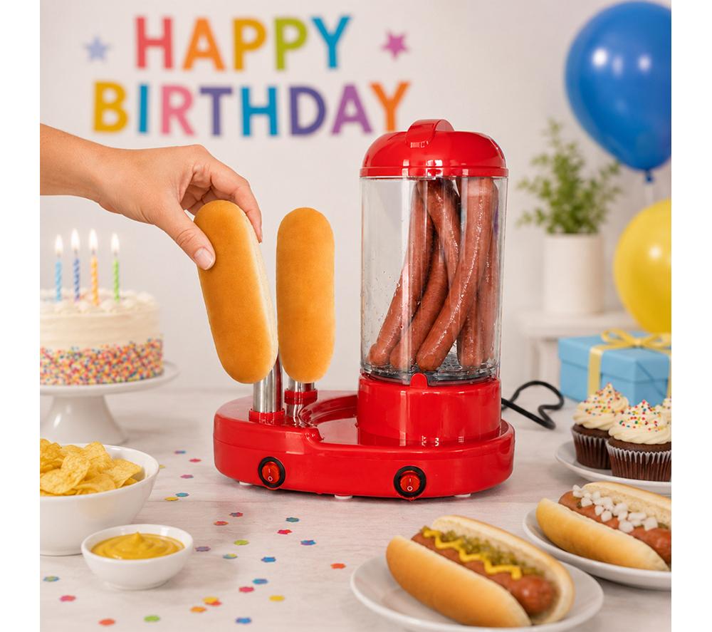 MENKIND 99877 Hotdog Maker - Red image number 10 of 12