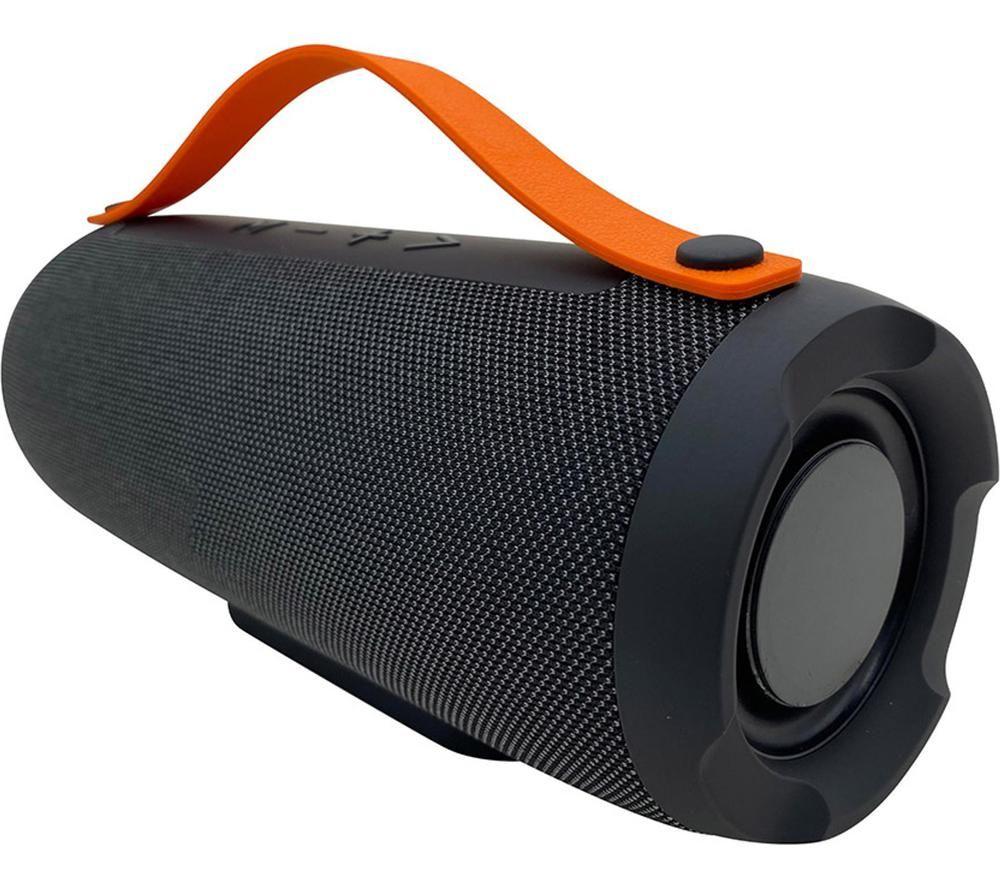 MENKIND Boom Portable Bluetooth Speaker - Grey & Orange image number 5 of 7