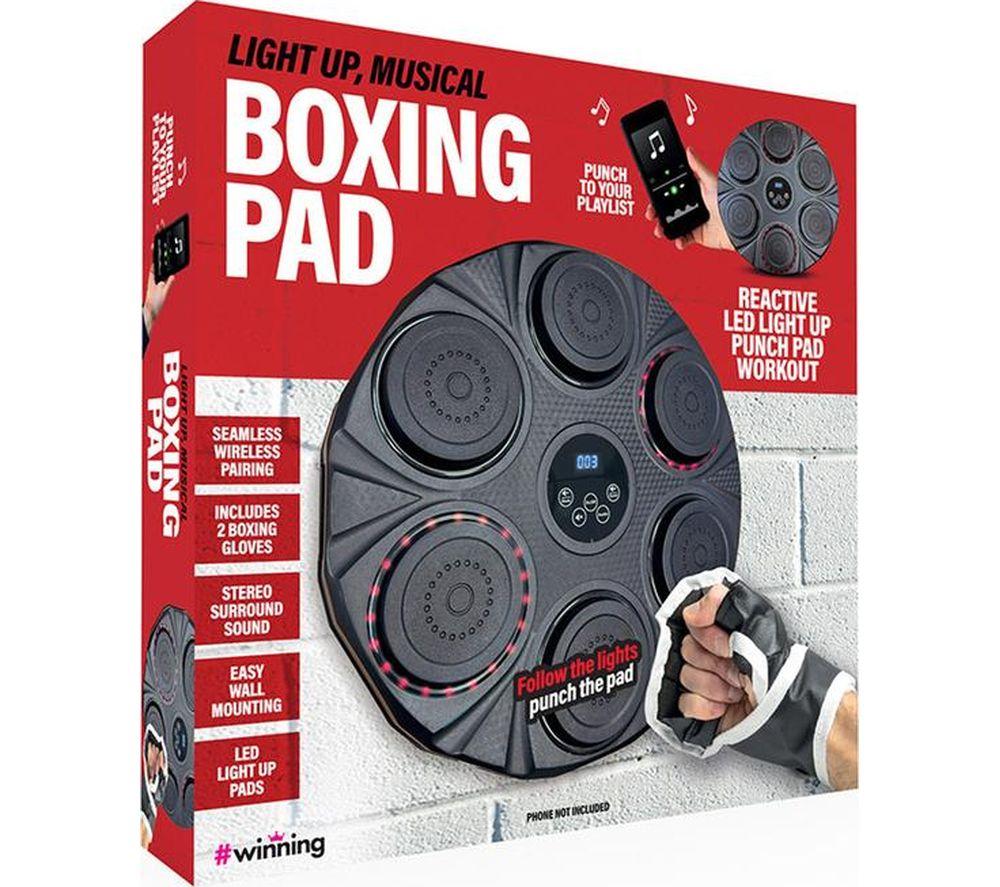 MENKIND Light Up Bluetooth Boxing Pad - Black image number 2 of 7