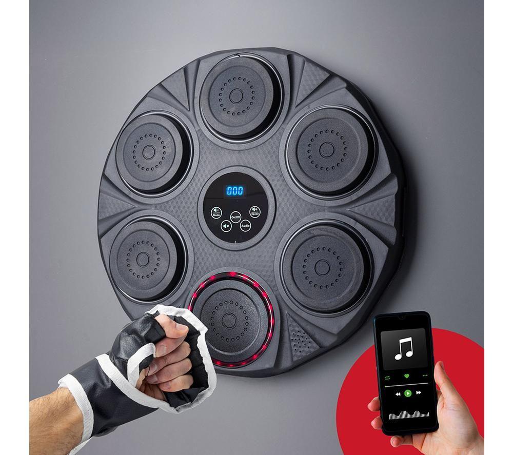 MENKIND Light Up Bluetooth Boxing Pad - Black image number 5 of 7