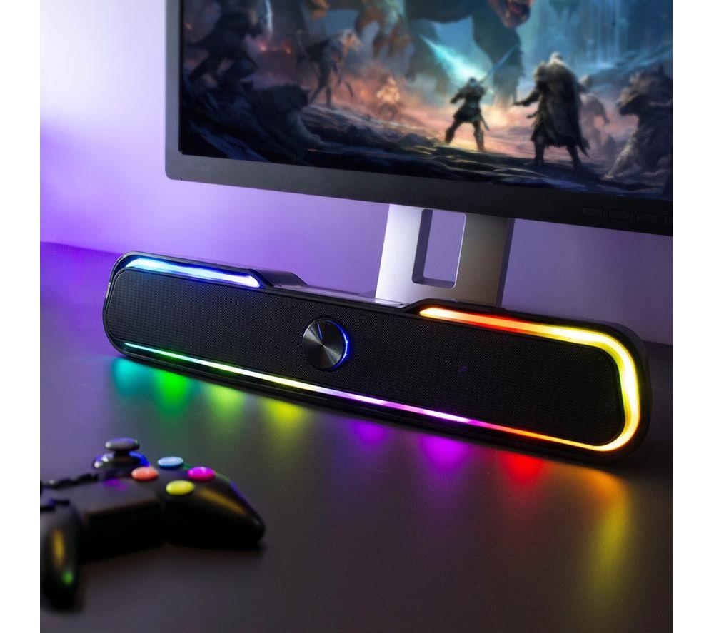 MENKIND RED5 Gaming 2.1 Bluetooth PC Soundbar - Black image number 4 of 6