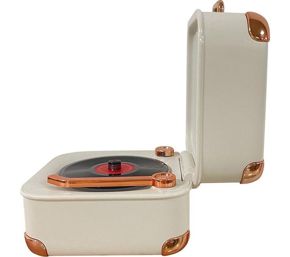 MENKIND Gramophone Portable Bluetooth Speaker - Beige image number 5 of 7