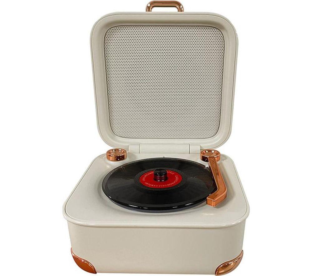 MENKIND Gramophone Portable Bluetooth Speaker - Beige image number 7 of 7