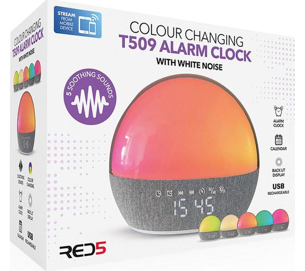 MENKIND T509 Colour Changing Alarm Clock image number 10 of 11