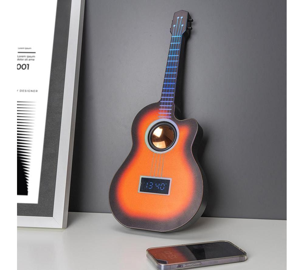 MENKIND Guitar Portable Bluetooth Speaker - Brown image number 8 of 9