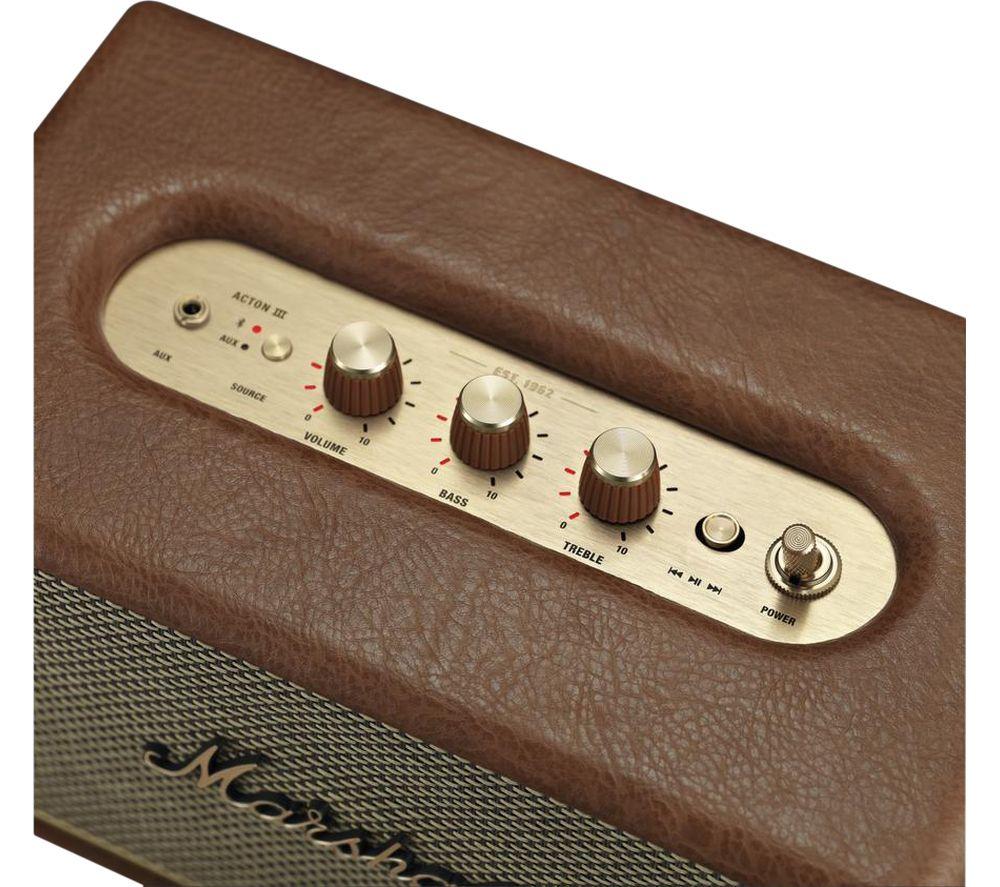 MARSHALL Acton III Bluetooth Speaker - Brown image number 7 of 7