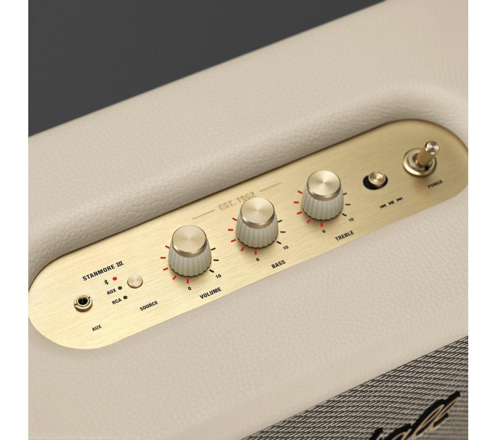 MARSHALL Stanmore III Bluetooth Speaker - Cream image number 7 of 8