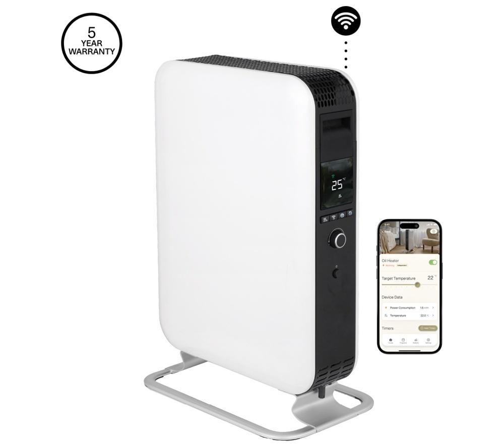 MILL Gentle Air Smart Oil-Filled Radiator - White image number 2 of 8