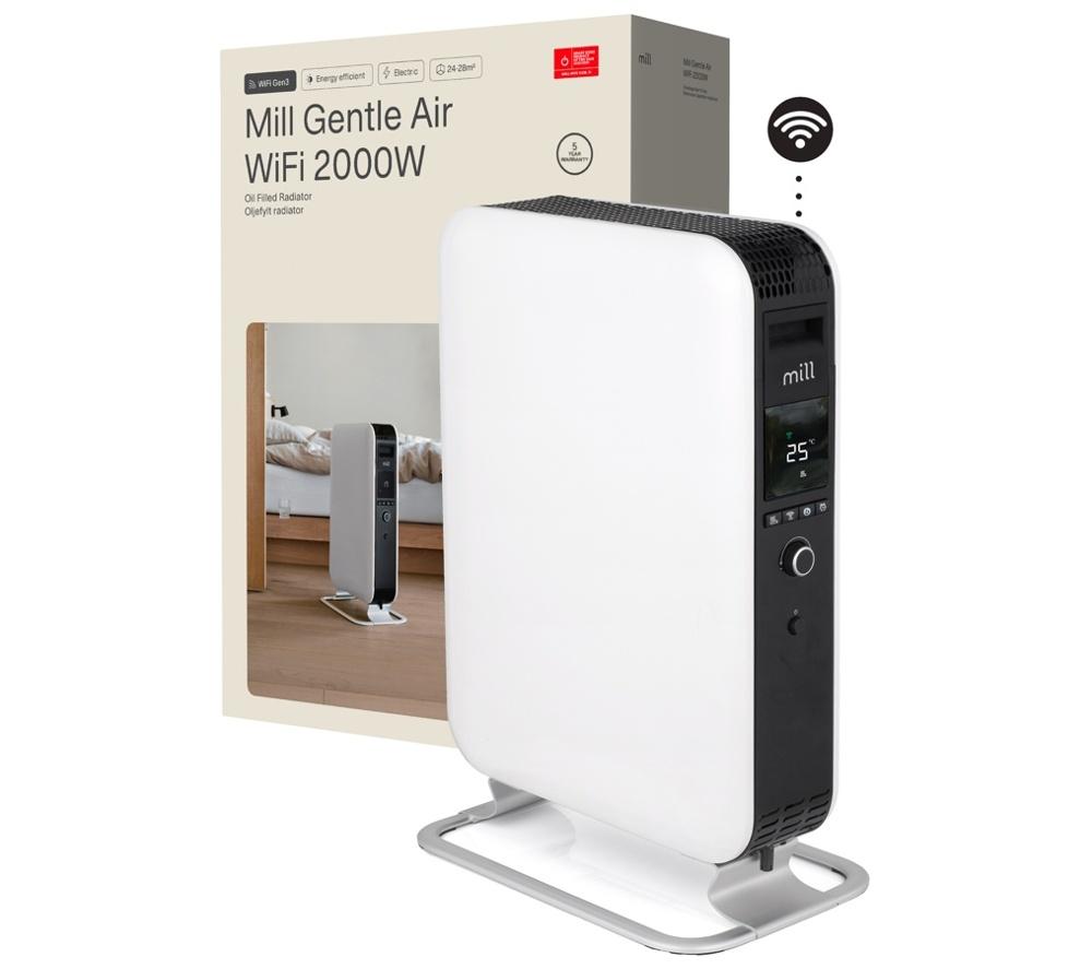 MILL Gentle Air Smart Oil-Filled Radiator - White image number 7 of 8