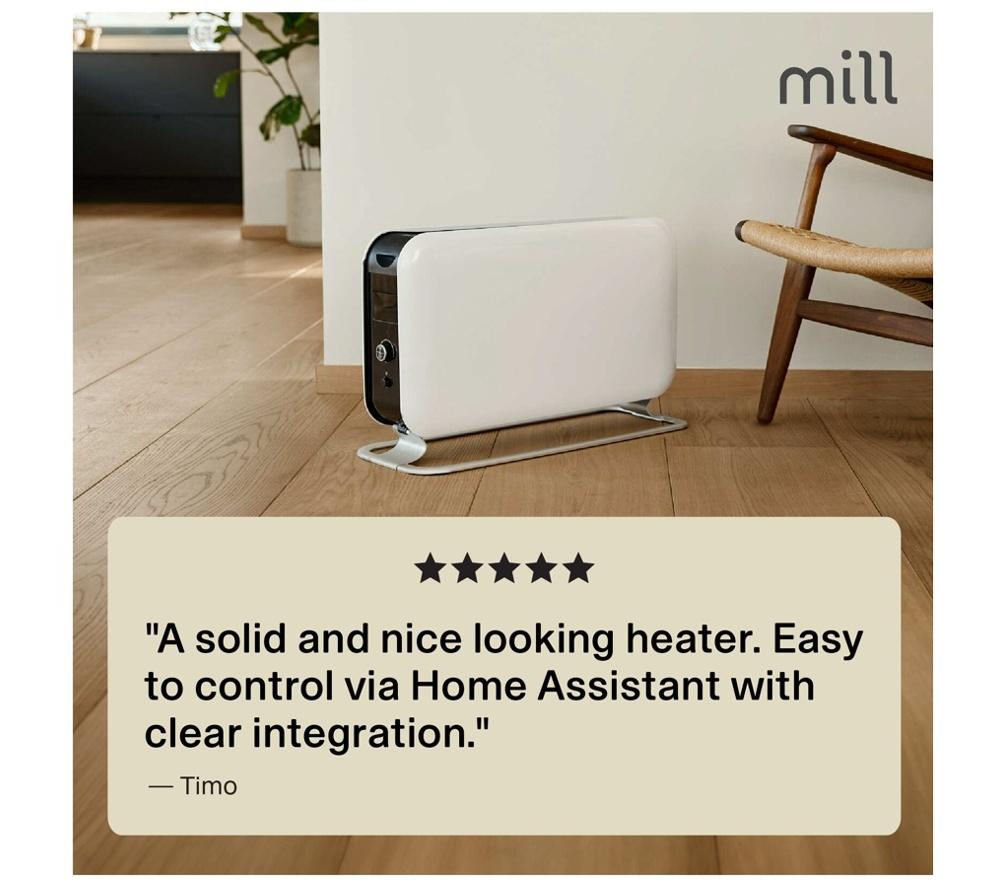 MILL WiFi Max Portable Smart Convector Heater - 1500 W, White image number 7 of 8