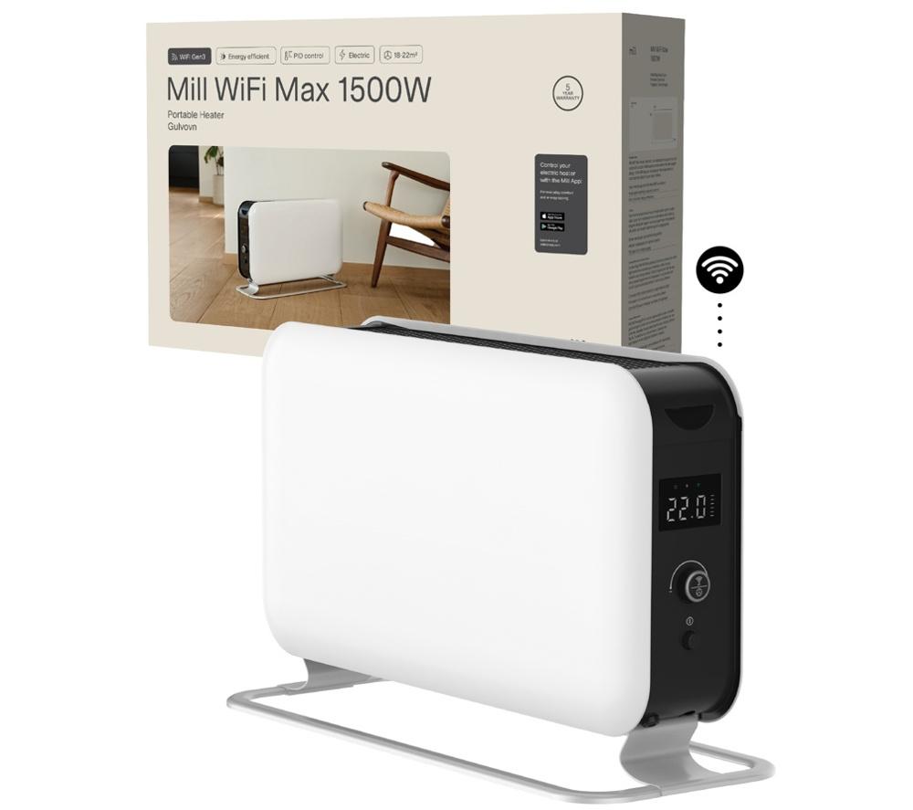 MILL WiFi Max Portable Smart Convector Heater - 1500 W, White image number 8 of 8