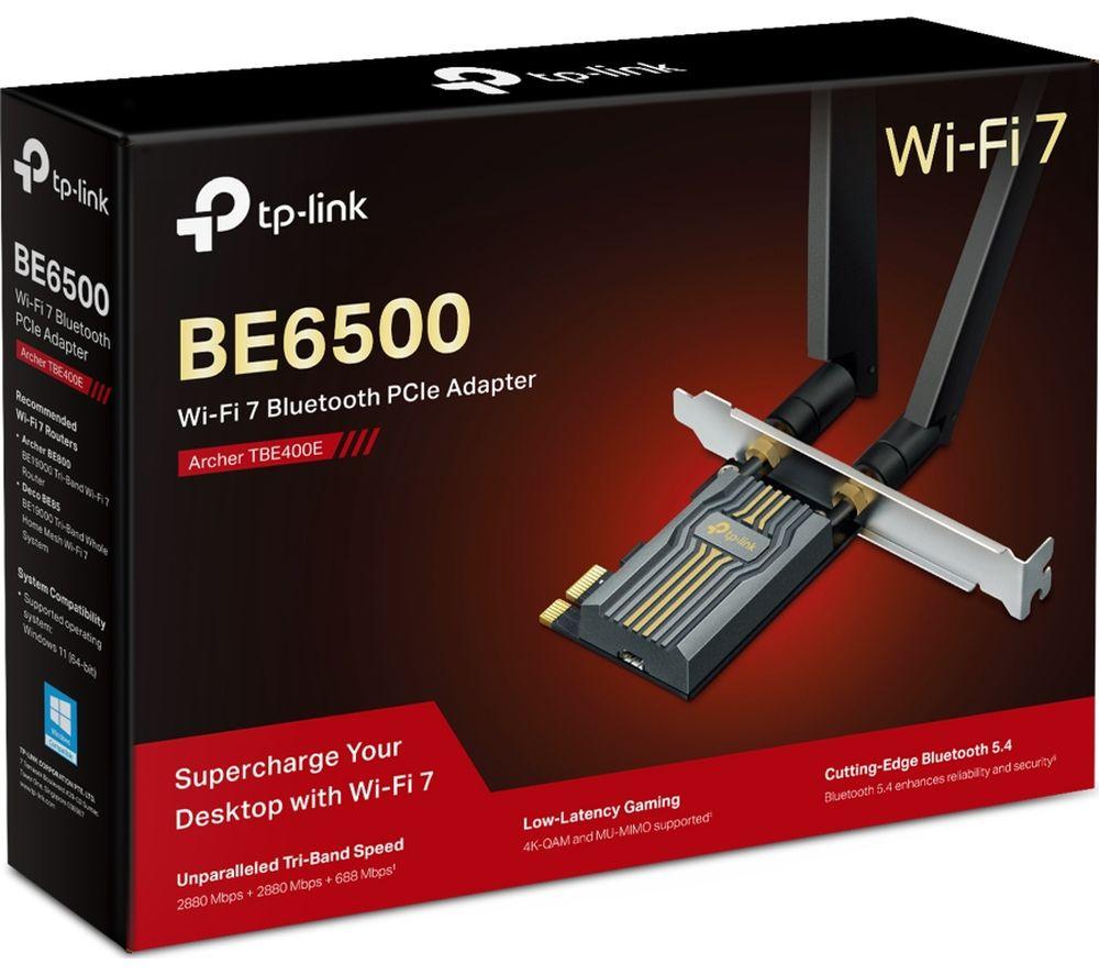 TP-LINK Archer TBE400E Wireless & Bluetooth PCIe Adapter image number 4 of 4
