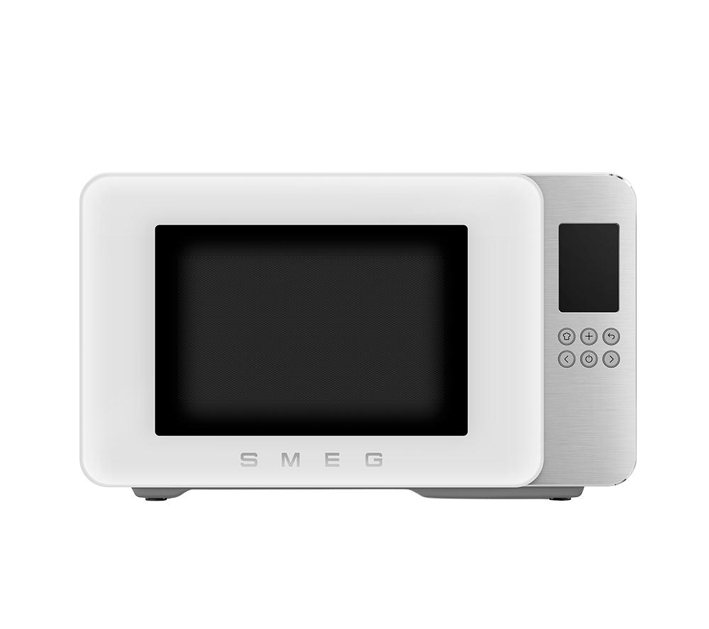 Smeg Collezione MOC01WHMUK Microwave with Grill - White