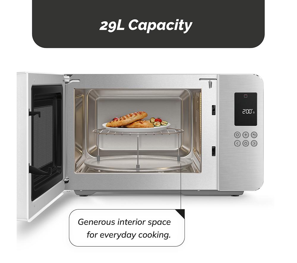 SMEG Collezione MOC01WHMUK Microwave with Grill - White image number 2 of 8