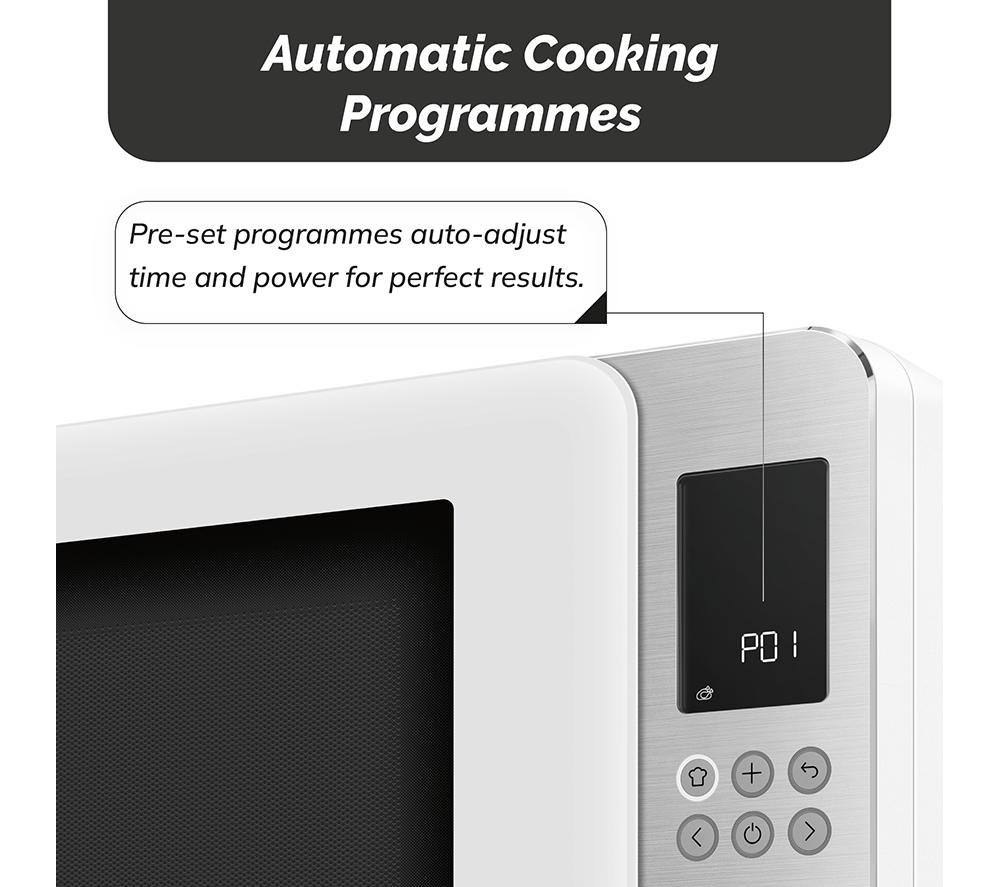 SMEG Collezione MOC01WHMUK Microwave with Grill - White image number 5 of 8