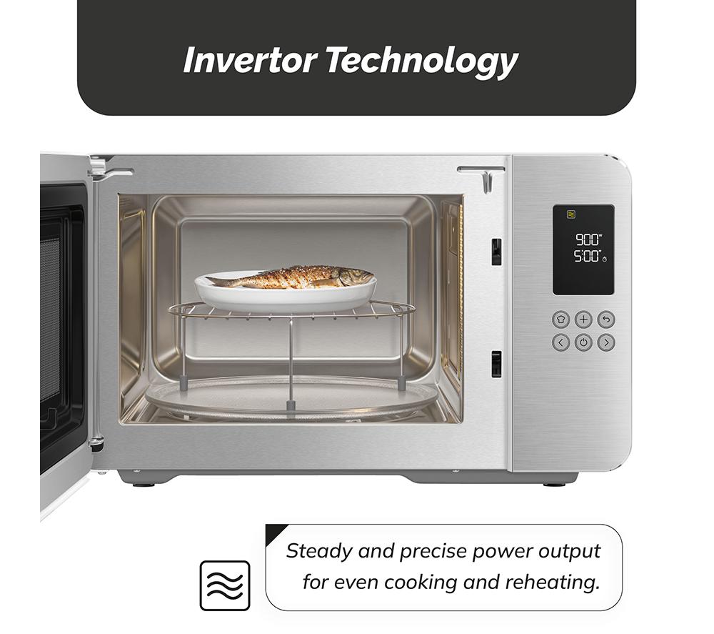 SMEG Collezione MOC01WHMUK Microwave with Grill - White image number 7 of 8
