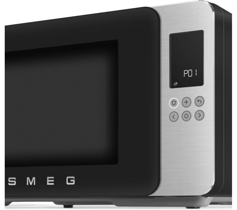 SMEG Collezione MOC01BLMUK Microwave with Grill - Black image number 4 of 7