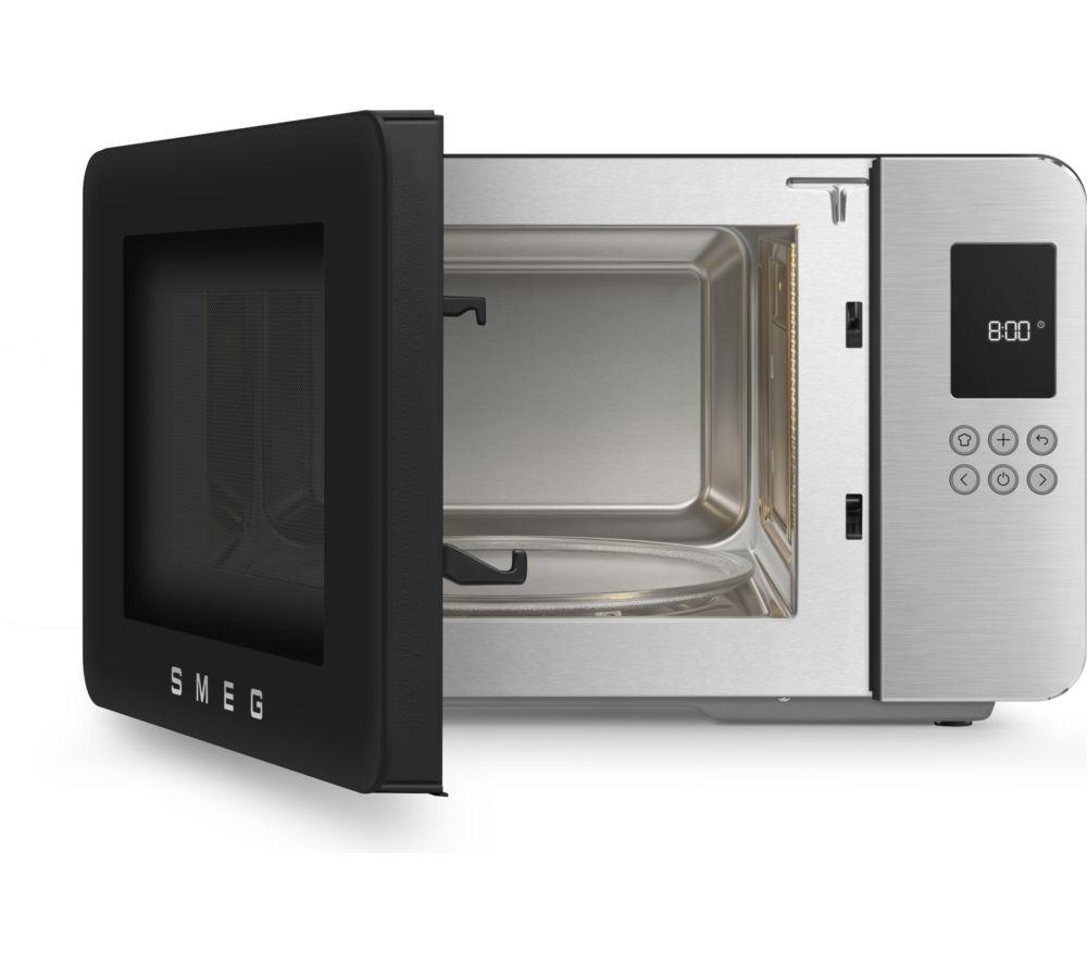 SMEG Collezione MOC01BLMUK Microwave with Grill - Black image number 5 of 7