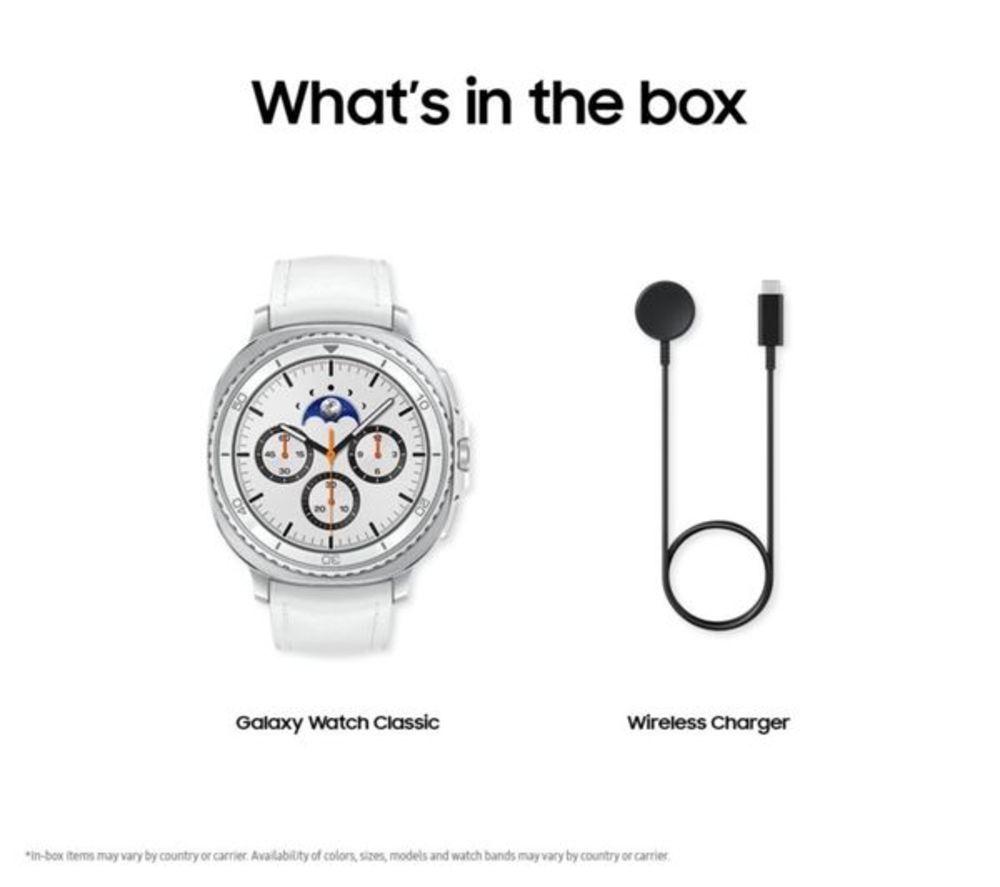 SAMSUNG Galaxy Refurbished Watch8 Classic BT with Bixby - White, 46 mm (Excellent Condition) image number 40 of 40