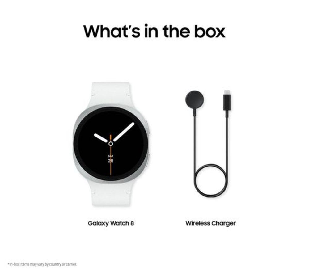 SAMSUNG Galaxy Refurbished Watch8 LTE with Bixby - Silver, 44 mm (Excellent Condition) image number 27 of 39