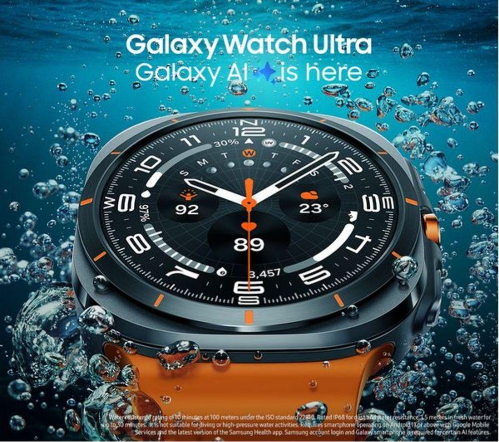 SAMSUNG Galaxy Refurbished Watch Ultra (2025) LTE with Bixby - Titanium Grey, 47 mm (Excellent Condition) image number 4 of 30