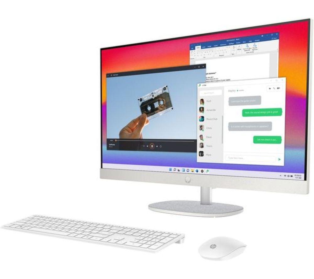HP 24-cr0058na 23.8" Refurbished All-in-One PC - Intel&reg; Core&trade; i3, 512 GB SSD, Shell White (Excellent Condition) image number 7 of 28