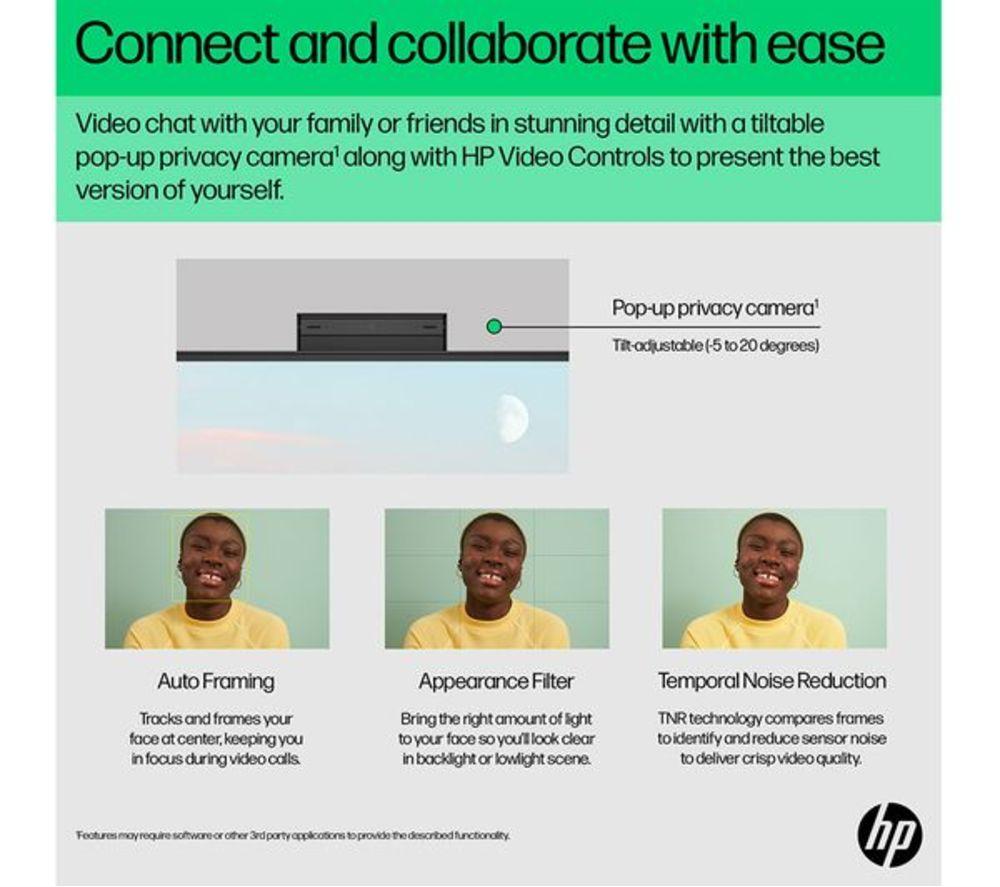 HP 24-cr0058na 23.8" Refurbished All-in-One PC - Intel&reg; Core&trade; i3, 512 GB SSD, Shell White (Excellent Condition) image number 13 of 28
